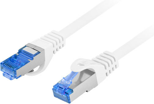 Lanberg S/FTP Cat.6a (Gigabit) Καλώδιο Δικτύου Ethernet 15m Λευκό