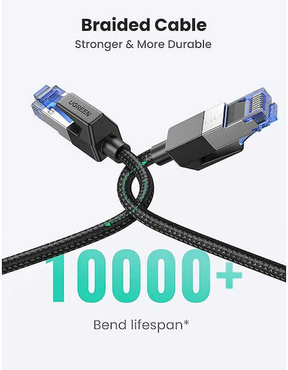 Ugreen F/FTP Cat.8 (40Gbps) Ethernet Network Cable 1.5m Black