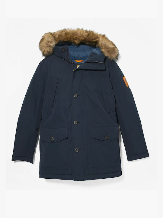 Ridge de Iarnă Jachetă Parka Albastru marin