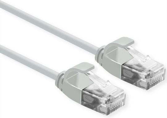 Roline U/UTP Cat.6a Ethernet Network Cable 1.5m Gray 1pcs