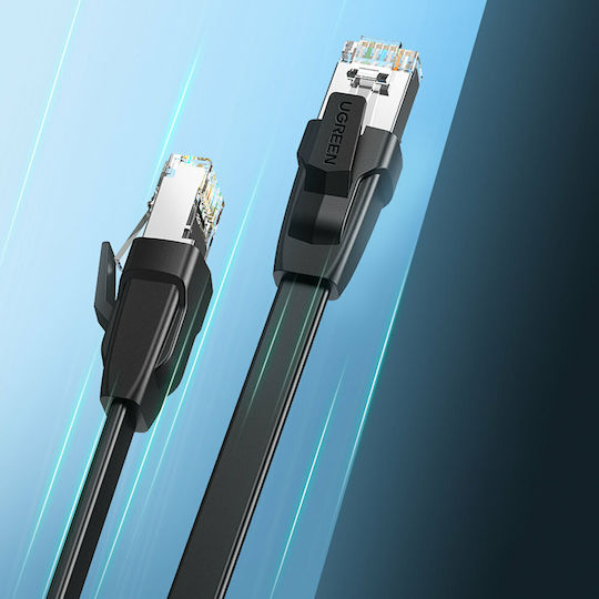 Ugreen Flat U/FTP (STP) Cat.8 (40Gbps) Network Cable Ethernet 2m Black
