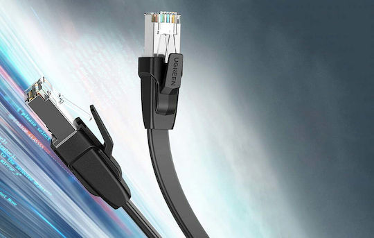 Ugreen Flat U/FTP (STP) Cat.8 (40Gbps) Network Cable Ethernet 2m Black