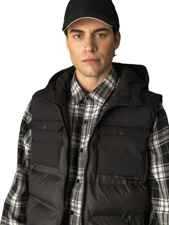 Αμάνικο Μπουφάν Puffer Black