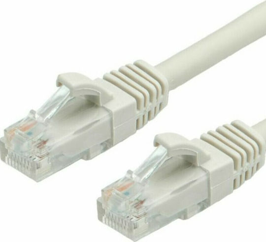 Lineme U/UTP Cat.6 (Gigabit) Καλώδιο Δικτύου Ethernet 20m Γκρι