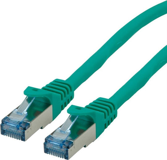 Value S/FTP Cat.6a Ethernet Network Cable 2m Green 1pcs