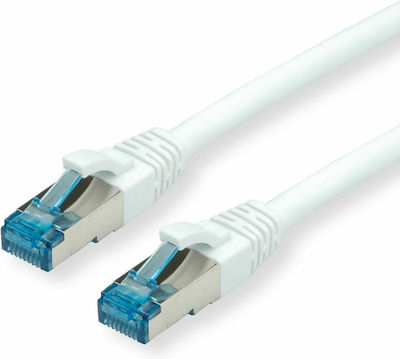 Value S/FTP Cat.6a Ethernet Network Cable 3m White 1pcs