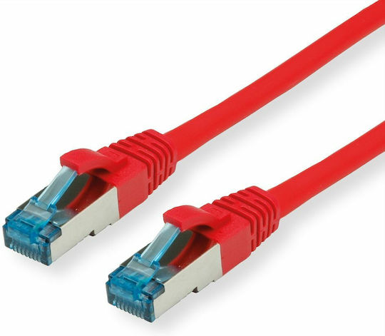 Value S/FTP Cat.6a Ethernet Network Cable 2m Red 1pcs