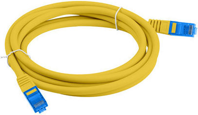 Lanberg S/FTP Cat.6a (Gigabit) Καλώδιο Δικτύου Ethernet 2m Κίτρινο