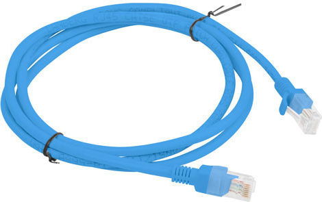 Lanberg U/UTP Cat.5e Ethernet Network Cable 1.5m Blue 1pcs