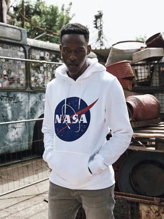 Nasa Суитшърт с Качулка White