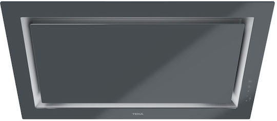 Teka DLV 98660 TOS Απορροφητήρας Καμινάδα Ανακύκλωσης 90cm Stone Grey