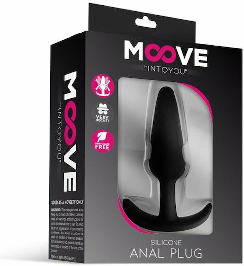 IntoYou Moove Into You Silicone Анална тапа Small Черна