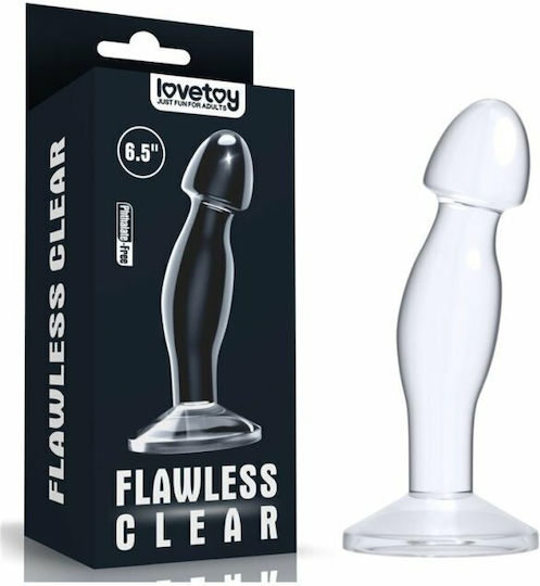 Lovetoy Flawless Clear Πρωκτική Σφήνα Διάφανη 16.5cm