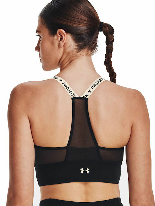 Project Rock Infinity Mid Women's Sports Bra without Padding Black