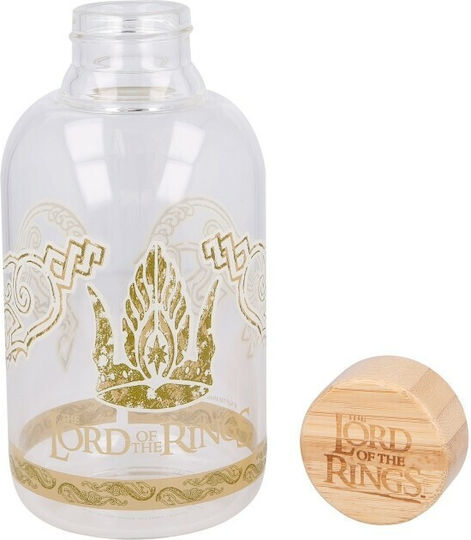 Stor Lord Of The Rings Flasche Wasser Glas mit Schraubverschluss Transparent 620ml