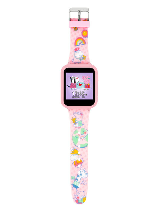 Disney Kinder-Digitaluhr Peppa Pig mit Kautschuk/Plastikarmband Rosa