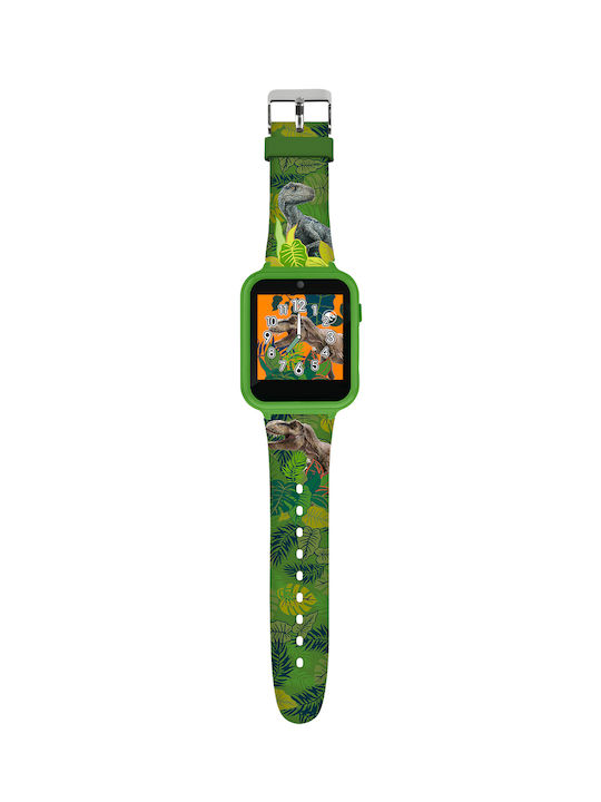 Disney Smartwatch Pentru Copii Jurassic World Cu Cameră Verde