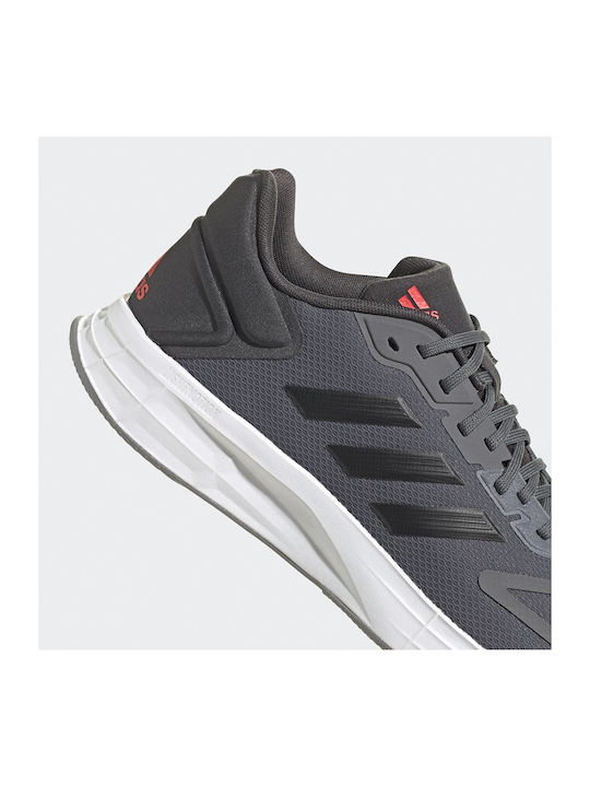 Duramo 10 Sport Shoes Running Grey Five / Core Black / Vivid Red