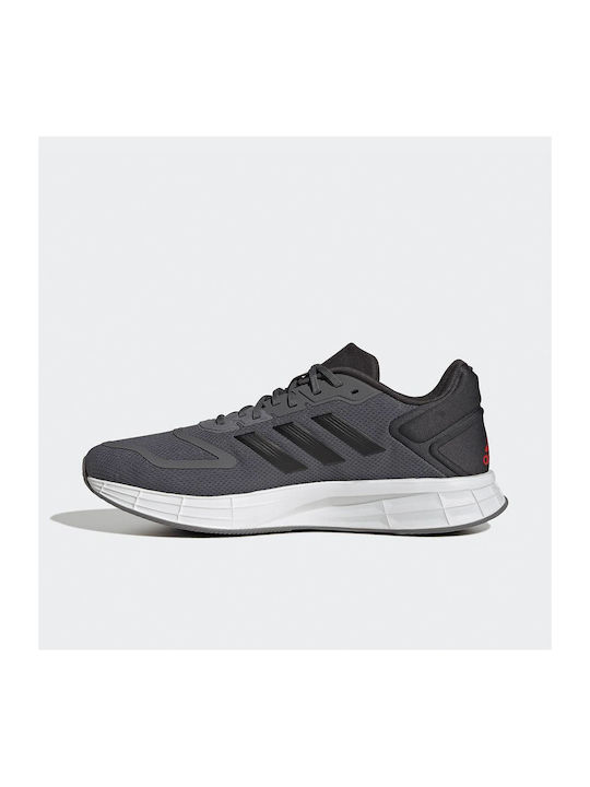 Duramo 10 Sport Shoes Running Grey Five / Core Black / Vivid Red