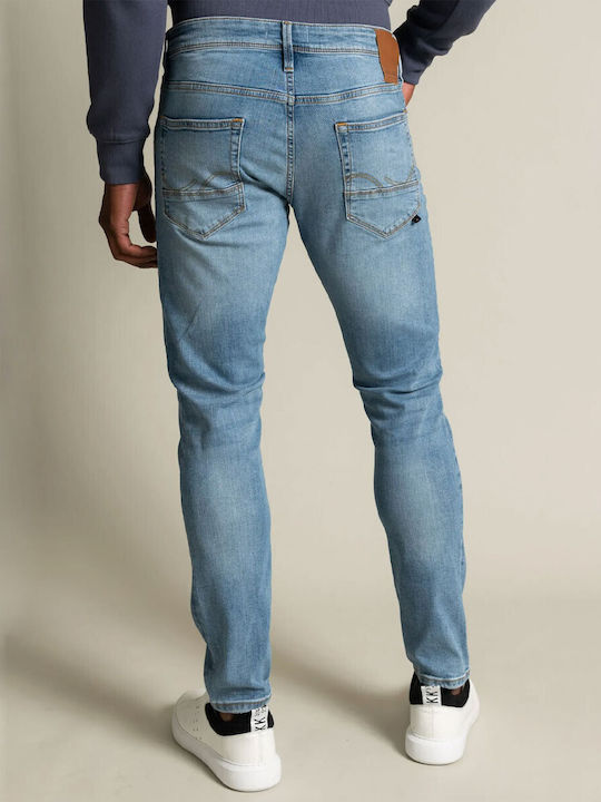 Jack & Jones Pantaloni de Bărbați din Jean în Croială Slim Albastru