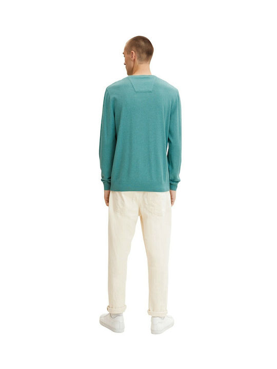 Tom Tailor Men's Long Sleeve Sweater Mint