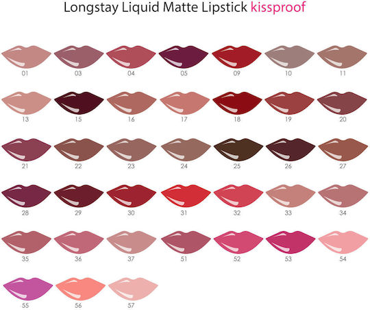 Golden Rose Longstay Течен Мат Червило Matte 23 5.5gr