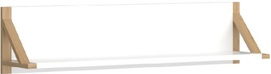 Shelf Wall Belle 96x20.5x22.5cm White Shelf Wall Belle 96x20.5x22.5cm White
