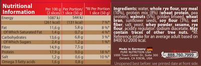 Pure Nutrition Ψωμί Πρωτεϊνικό με Αμύγδαλο 250gr