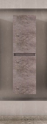 Drop Luxus Στήλη Μπάνιου Τοίχου Μ34xΒ34xΥ118cm Granite