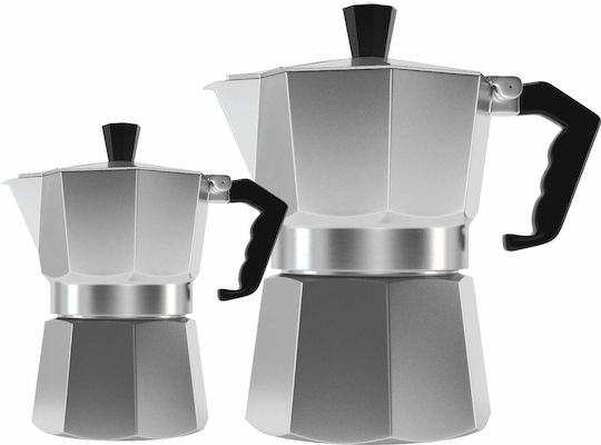 Viosarp Μπρίκι Espresso 3cups Ασημί