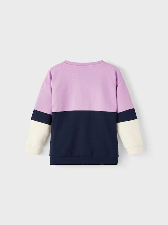 Kids Sweatshirt Cardigan with Hood Purple
