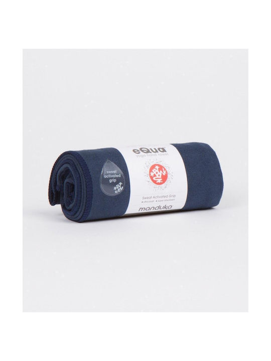 Manduka Equa Yoga Gym Towel with Microfiber Blue 61x47cm Midnight