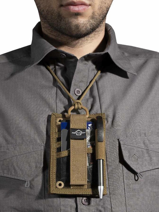 Tactical Id Holder Men's Wallet Cards Khaki
