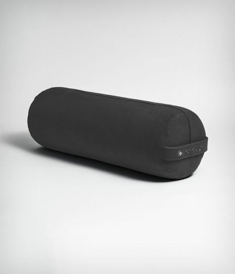 Manduka Enlight Round Bolster Thunder Yoga-Kissen 69x23cm in Gray Farbe