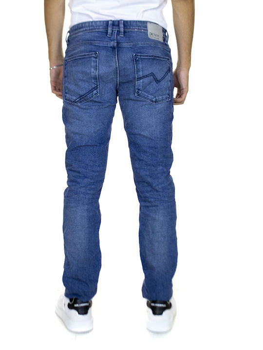Piers Men's Jeans Pants with Slim Fit Blue