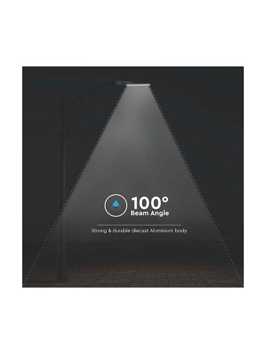V-TAC Εξωτερικό Φωτιστικό LED Δρόμου 50W με Ψυχρό Λευκό Φως IP65 Γκρι