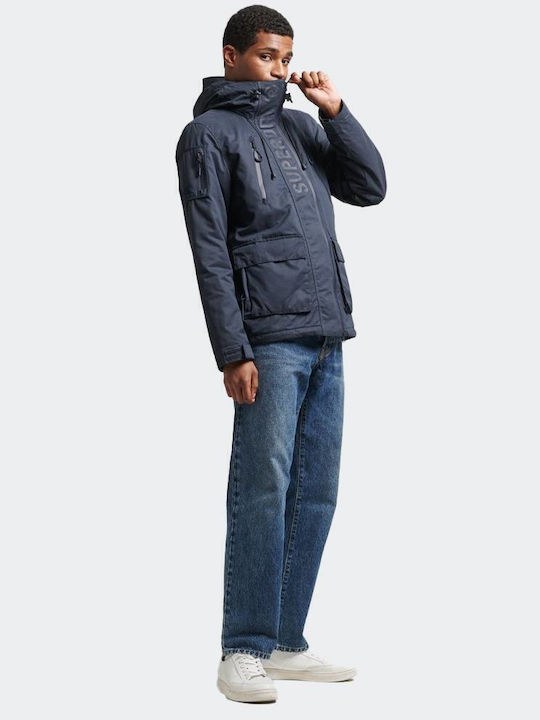 D1 Sdcd Winter Jacket Waterproof and Windproof Navy Blue