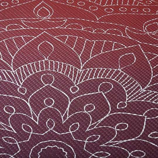 Gaiam Premium Metallic Sunset Yoga Mat Exercise Mat Red (173x61x0.6cm)