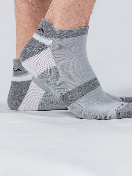 GSA Performance 8119113-WHITE-GRAY-BLAC Athletic Socks Multicolour 6 Pairs