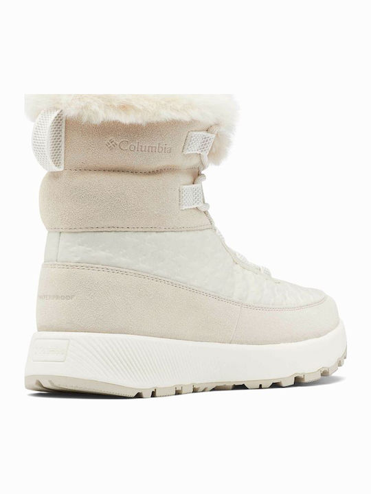 Columbia Slopeside Peak Luxe Women's Hiking Boots Dark Stone Sea Salt