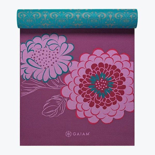 Gaiam Kiku Στρώμα Γυμναστικής Yoga Μωβ (173x61x0.6cm)