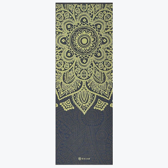 Gaiam Sets Cool Exercise Mat Yoga Grey & 500ml Bottle (173x61x0.4cm)