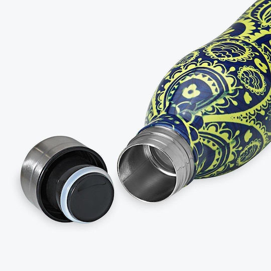 Gaiam Sets Cool Exercise Mat Yoga Grey & 500ml Bottle (173x61x0.4cm)