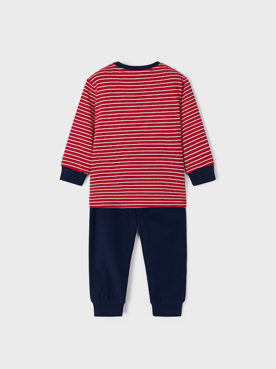 Mayoral Set Top & Bottom Kids Winter Cotton Pyjamas Red