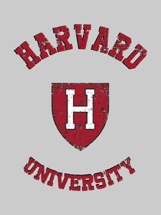 Tricou cu mânecă lungă Harvard (replică) - ALB