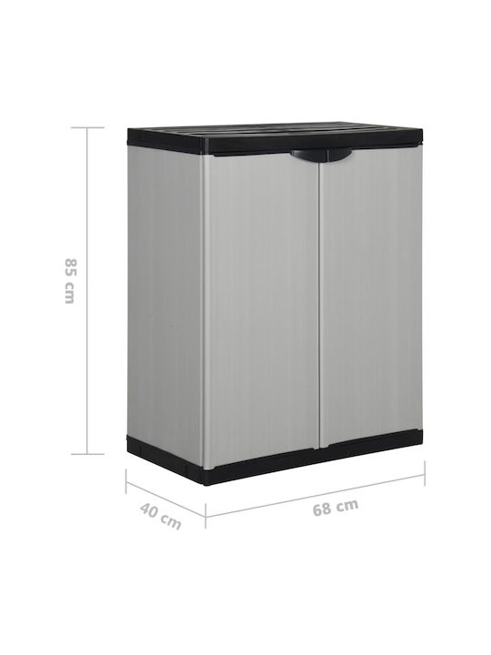 Двукрилен гардероб Пластмаса с 1 рафт 68x40x85бр