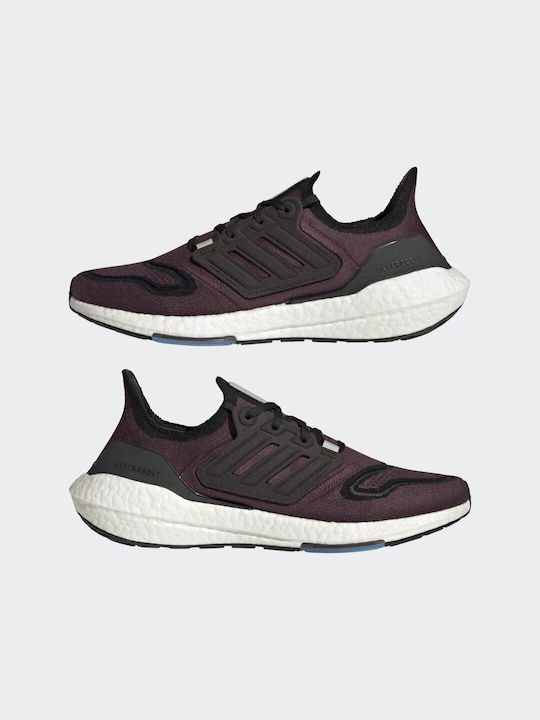 Ultraboost 22 Damen Sportschuhe Laufen Shadow Maroon / Core Black / Metal Grey
