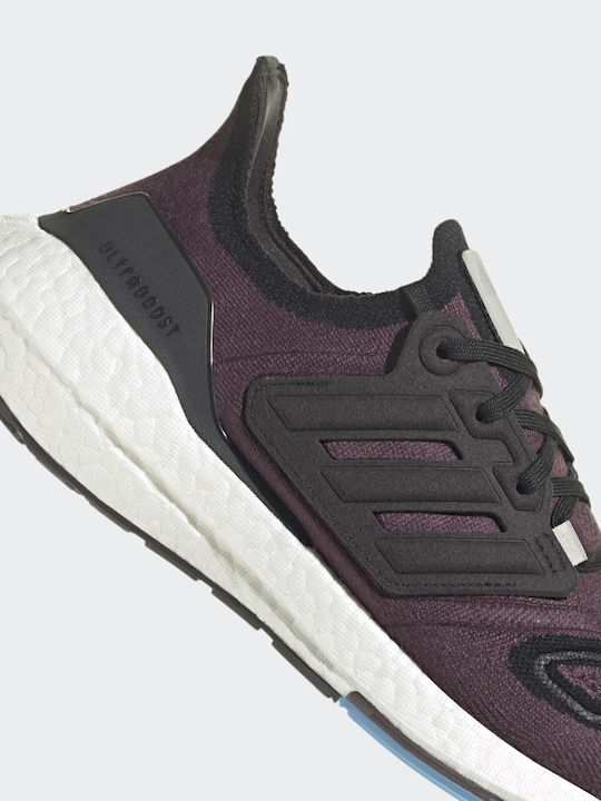 Ultraboost 22 Damen Sportschuhe Laufen Shadow Maroon / Core Black / Metal Grey