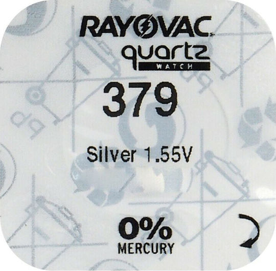 Renata 379/SR521SW Μπαταρία Silver Oxide Ρολογιών SR63 1.55V 1τμχ