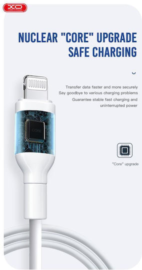 XO NB212 Regular USB 2.0 to micro USB Cable Μαύρο 1m